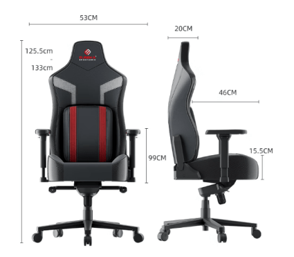 学看看双刃骑士如何诠释电竞椅瓦力棋牌电竞椅也可以很人体工(图2)